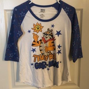 Tony the Tiger Baseball Tee